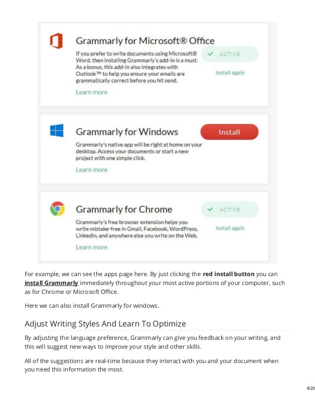 grammarly does not support mail for gmail app for mac